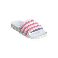 Klapki i japonki damskie - Damskie Klapki ADIDAS ADILETTE AQUA GZ5237 – Biały - miniaturka - grafika 1