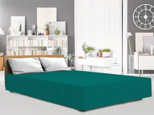 Darymex Prześcieradło jersey elastan z gumką GREEN/ZIELONY/160x200x30 PJE160/GREEN - Prześcieradła - miniaturka - grafika 1