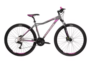 Kross Rower Lea 5.0 27,5 grafitowy/różowy/fioletowy mat 2021 KRLE5Z27X14W003949 - Rowery - miniaturka - grafika 1