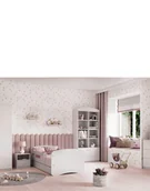 Krzesełka i taborety dla dzieci - Łóżko dziecięce Babydreams 140x70, białe - miniaturka - grafika 1