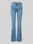 Spodnie damskie - Jeansy z poszerzaną nogawką i 5 kieszeniami model ‘UMA’ - miniaturka - grafika 1