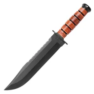 Noże - Nóż Ka-Bar Big Brother Leather Handled 2217 - miniaturka - grafika 1