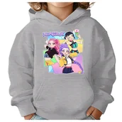 Bluzy dla dziewczynek - BLUZA DZIECIĘCA K-POPOWE ŁOWCZYNIE DEMONÓW HUNTRIX 146-152 Z KAPTUREM - miniaturka - grafika 1