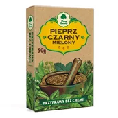 Zdrowa żywność - Dary Natury Pieprz czarny mielony 50g (kartonik) - miniaturka - grafika 1