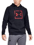 Bluzy męskie - Under Armour Rival Fleece Box Logo Hoodie, Bluza męska - miniaturka - grafika 1