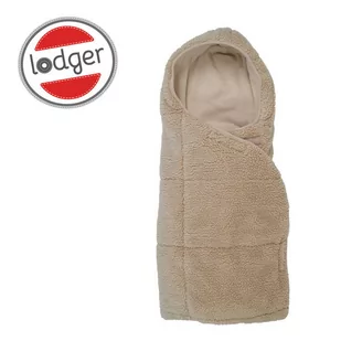 Lodger Wielofunkcyjny otulacz śpiworek z polaru beżowy Teddy Beige - Śpiworki dla dzieci - miniaturka - grafika 1