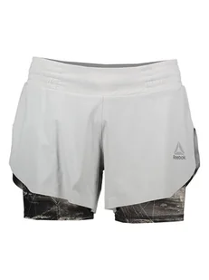 Reebok Szorty sportowe "Combat" w kolorze szarym - Spodnie sportowe damskie - miniaturka - grafika 1
