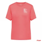 Koszulki i topy damskie - Koszulka Damska Jack Wolfskin Vonnan Graphic Explore - Sunset Coral - miniaturka - grafika 1