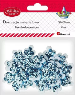 Titanum Dekoracje Filcowe Płatki Śniegu 60mm 6szt Craft-fun Series - Pozostałe akcesoria dla plastyków - miniaturka - grafika 1
