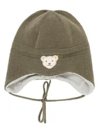 Czapeczki dla niemowląt - Steiff Czapka w kolorze khaki - miniaturka - grafika 1