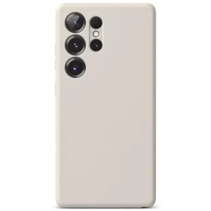 Ringke Etui Silicone Magnetic do MagSafe do Galaxy S25 Ultra, beżowe - Etui i futerały do telefonów - miniaturka - grafika 1
