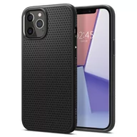 Etui i futerały do telefonów - Spigen LIQUID AIR ETUI NA IPHONE 12/12 PRO MATTE BLACK 16755 - miniaturka - grafika 1