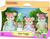 Figurki dla dzieci - Zestaw Sylvanian Families Deer Family (SLV5799) - miniaturka - grafika 1