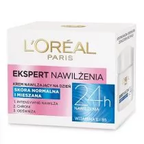 Loreal Paris Ochronny krem nawilżający do skóry normalnej i mieszanej - Paris Triple Active Day Face Cream - Kremy do twarzy - miniaturka - grafika 1