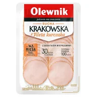 Kiełbasa i wędliny - Olewnik Sucha krakowska z fileta kurczaka 90 g - miniaturka - grafika 1