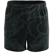 Koszulki sportowe damskie - COMPRESSPORT Spodenki do biegania PERFORMANCE SHORT AURORA Black/Aaurora - miniaturka - grafika 1