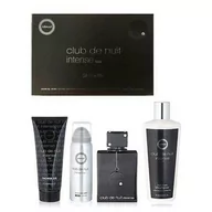 Zestawy perfum męskich - Armaf Armaf Club de Nuit Intense zestaw EDT 105 ml + żel pod prysznic 100 ml + dezodorant 50 ml + szampon 250 ml dla mężczyzn - miniaturka - grafika 1