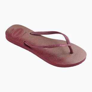 Japonki damskie Havaianas Slim Gloss amaranth - Klapki i japonki damskie - miniaturka - grafika 1