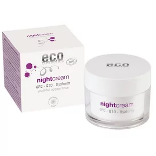 Producent niezdefiniowany ECO NIGHT Krem na noc z OPC, Q10 i kwasem hialuronowym, 50ml - Kremy do twarzy - miniaturka - grafika 1