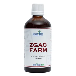 INVENT FARM Zgag farm 100ml Invent Farm lukrecja gładka imbir lekarski koper włoski rozmaryn lekarski arcydzięgiel litworu - Suplementy naturalne - miniaturka - grafika 1