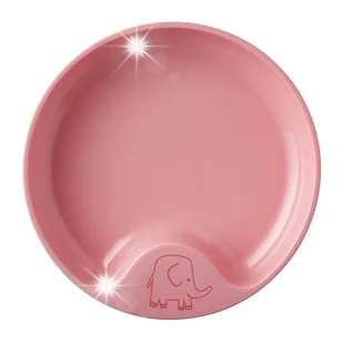 Talerzyk talerz do karmienia dziecka Mepal Różowy - Miseczki i talerzyki dla dzieci - miniaturka - grafika 1