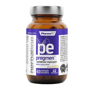 PHARMOVIT Pharmovit Herballine Pregmen 60 k płodność męska PH0030 - Suplementy naturalne - miniaturka - grafika 1