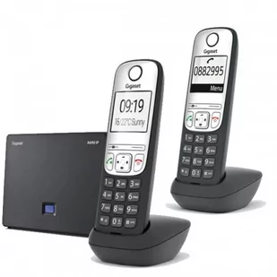 Telefon bezprzewodowy VoIP Gigaset A690 IP DUO z dwiema słuchawkami - Telefonia VoIP - miniaturka - grafika 1