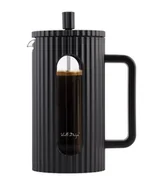 Zaparzacze i kawiarki - Zaparzacz do kawy i herbaty Czarny Livio 1000ml - miniaturka - grafika 1