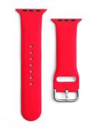Akcesoria do smartwatchy - Silicone Strap APS silikonowa opaska do Watch 8 / 7 / 6 / 5 / 4 / 3 / 2 / SE (45 / 44 / 42mm) pasek bransoleta do zegarka czerwony - miniaturka - grafika 1