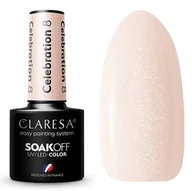 Lakiery hybrydowe - CLARESA Lakier hybrydowy Celebration 8 5g - miniaturka - grafika 1