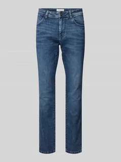 Spodnie męskie - Jeansy o kroju regular slim z detalem z logo model ‘Josh’ - grafika 1