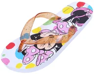 Moda i Uroda OUTLET - Białe dziewczęce japonki MINNIE Disney 31-32 EU - miniaturka - grafika 1