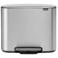 Kosze na śmieci - Brabantia Bo Pedal Bin Kosz 36 l 1 komora Stal matowa FPP 12 14 87 - miniaturka - grafika 1