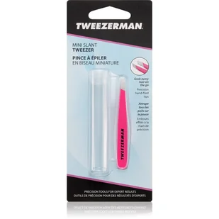 Tweezerman Pęseta do brwi Neon Pink - Akcesoria i kosmetyki do stylizacji brwi - miniaturka - grafika 1