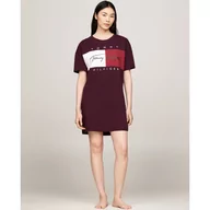 Piżamy damskie - Tommy Hilfiger Koszula nocna | Loose fit - miniaturka - grafika 1