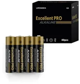 Baterie i akcesoria - BATERIA ALKAICZNA EXCELLENT PRO LR6/AA OP 40SZT. - miniaturka - grafika 1
