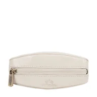 Biżuteria - akcesoria - Etui na klucze skórzane miękkie kremowe - miniaturka - grafika 1