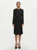 Sukienki - Calvin Klein Sukienka codzienna K20K207683 Czarny Regular Fit - miniaturka - grafika 1