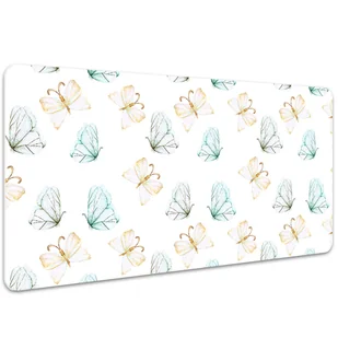 Podkładka na całe biurko Kolorowe motyle 100x50 cm - Podkładki na biurko - miniaturka - grafika 1