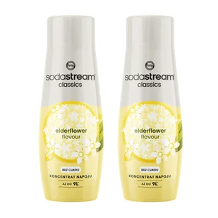 Zestaw Syropów do saturatora SODASTREAM Kwiat Bzu Bez cukru 2x440ml - Akcesoria i części AGD - miniaturka - grafika 1