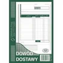 Michalczyk&Prokop DOWÓD DOSTAWY A5 WIELOKOPIA 315-3 - Druki akcydensowe - miniaturka - grafika 1