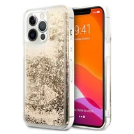Etui i futerały do telefonów - Etui Guess do iPhone 13 Pro Max 6,7" gold/złoty hardcase Glitter Charms - miniaturka - grafika 1