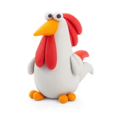 Masy plastyczne - TM TOYS Hey Clay. Masa plastyczna - kogut - TM Toys - miniaturka - grafika 1