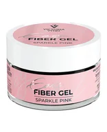 Żele do paznokci - Żel budujący Victoria Vynn Easy Fiber Gel Sparkle Pink 50 ml - miniaturka - grafika 1