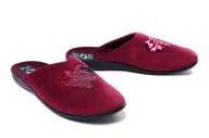 Kapcie damskie - ADANEX SAL10 SARA 25672 BU/CZ burgund/czarny, kapcie/klapki damskie - Adanex - miniaturka - grafika 1