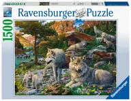 Puzzle - Ravensburger Puzzle 16598 - Wolfsrudel im Frühlingserwachen - 1500 Teile Puzzle für Erwachsene und Kinder ab 14 Jahren 16598 - miniaturka - grafika 1