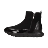 Botki damskie - Czarne botki damskie, sneakersy na zimę Vinceza 10789 - miniaturka - grafika 1