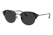 Okulary przeciwsłoneczne - Okulary Ray-Ban RB4429 672448 Blue On Gunmetal Polarized Black - miniaturka - grafika 1