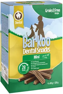 Korzystny zestaw Barkoo Dental Snacks 28 lub 56 szt. - BEZZBOŻOWA receptura - Dla średnich psów, 28 szt. (560 g) - Przysmaki dla psów - miniaturka - grafika 1