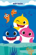 Koce i narzuty dla dzieci - Koc polarowy 100x150 Super Baby Shark - miniaturka - grafika 1